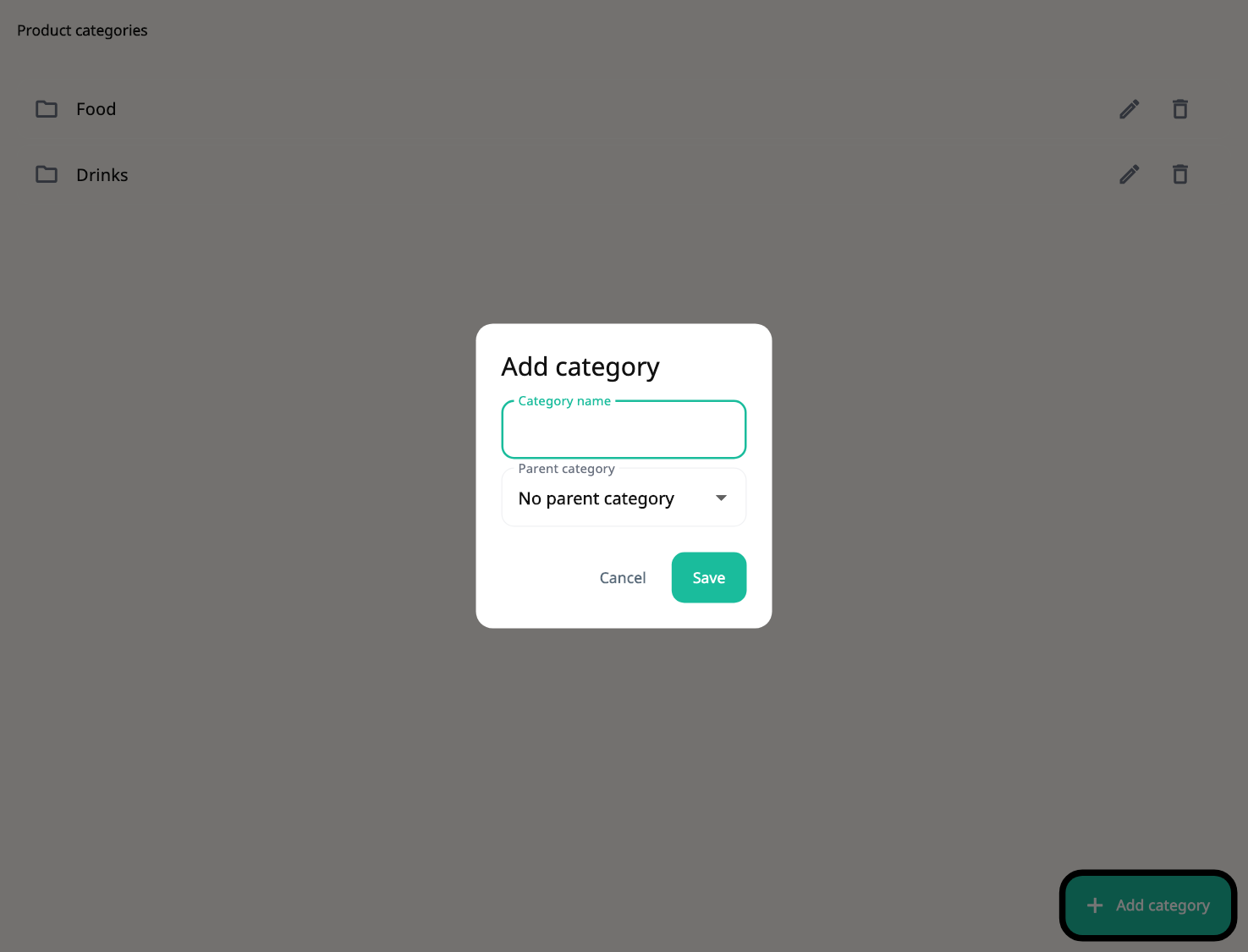 Product categories