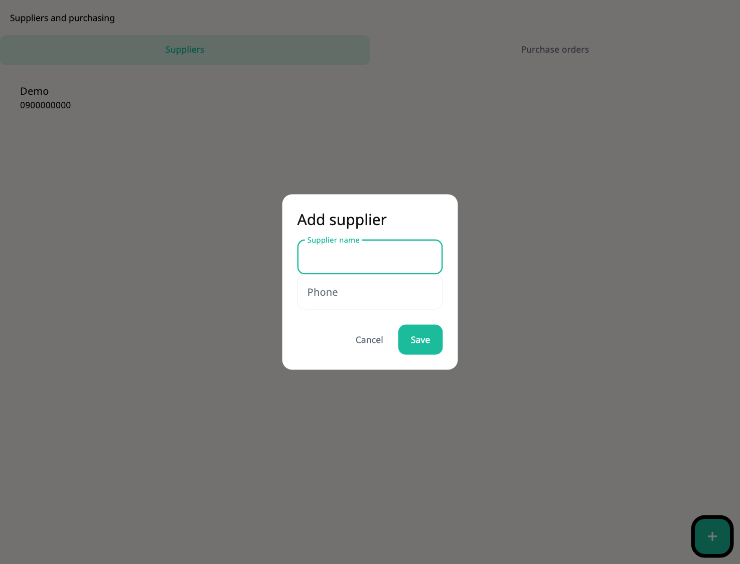 Suppliers and purchases
